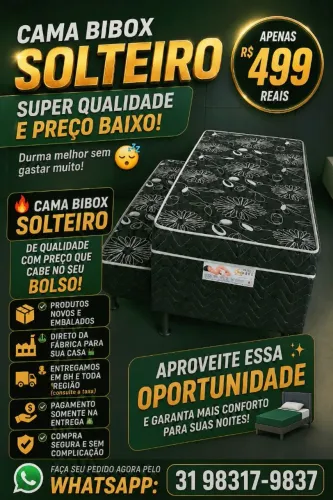 Cama Bibox solteiro
