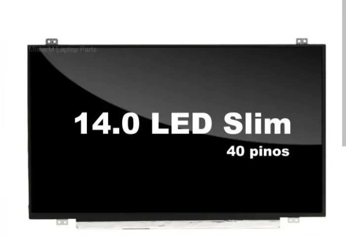Tela led slim 14" 40 pinos