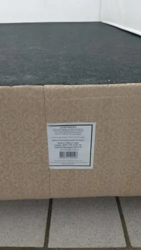 Cama box base e colchão