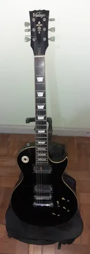 GUITARRA VINTAGE USADA MADEIRA MACICA