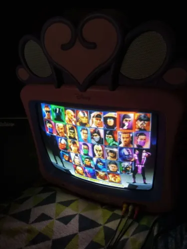 TV das princesas de tubo 14 polegadas Leia