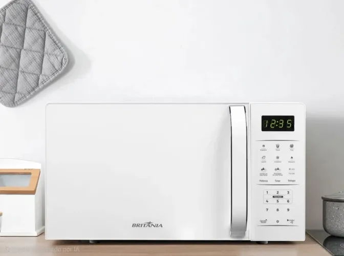 Microondas Britânia 20 L branco