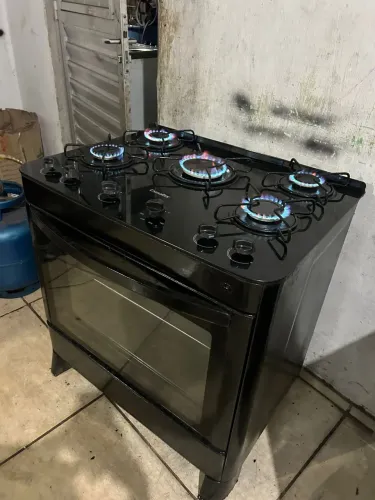 Fogão Mesa de Vidro 5 Bocas