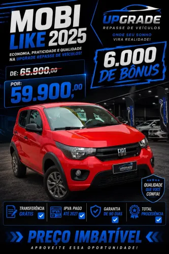 Fiat Mobi Like 1.0 Fire Flex 5P. 2025