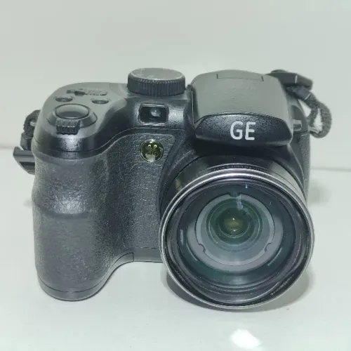 Câmera Digital Ge X500 16MP Zoom 15X Preta + Acessórios e Pilha