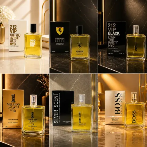 KIT 2 Perfumes Contratipos Feminino e masculino á base de óleo100ML