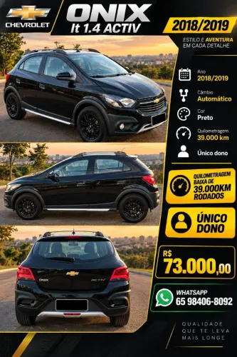Chevrolet Onix Activ 1.4 8V Flex Aut. 4P 2019
