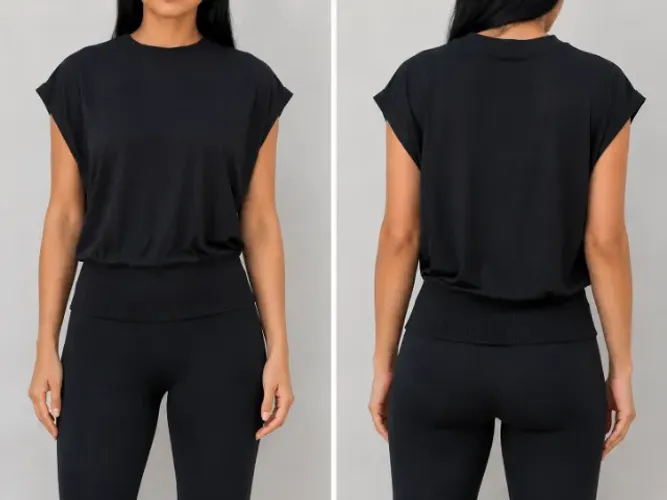 Blusa Feminina Preta Modal Our Love Tam GG