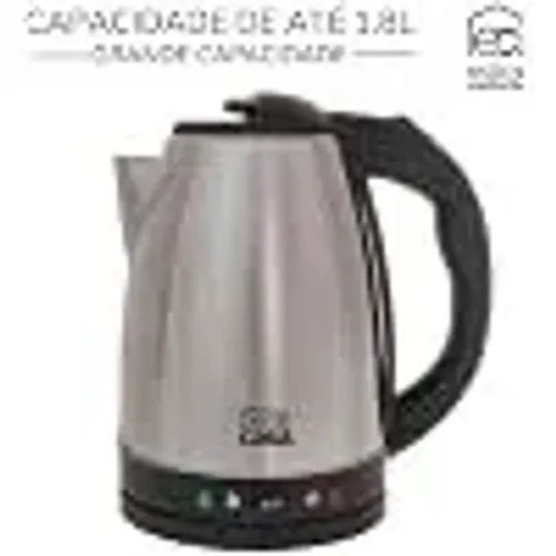 Chaleira Elétrica Bene Casa Select 1,8L Aquecimento Rápido 220V