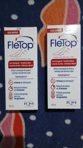 Fletop 200ml Loção Para Pernas Cansadas