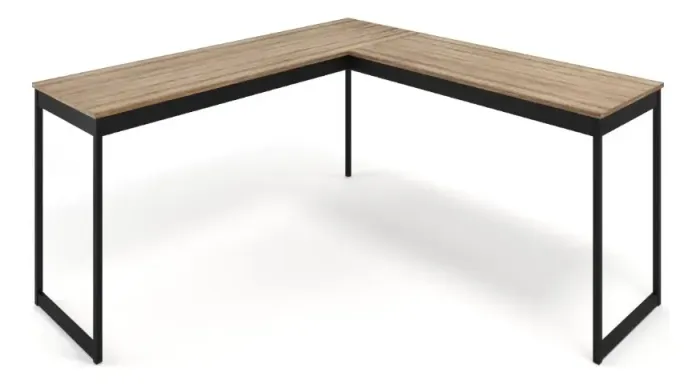 Mesa escritório em L industrial - 1,50x150m