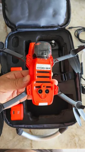 Drone FIMI Mini 3 4K Laranja - Combo Completo + 2 Baterias + Cartão 64GB SanDisk + Maleta