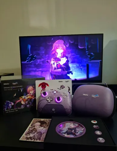 8BitDo Ultimate 2 Wireless Honkai Star Rail Evernight Edition + Estojo + Itens Exclusivos