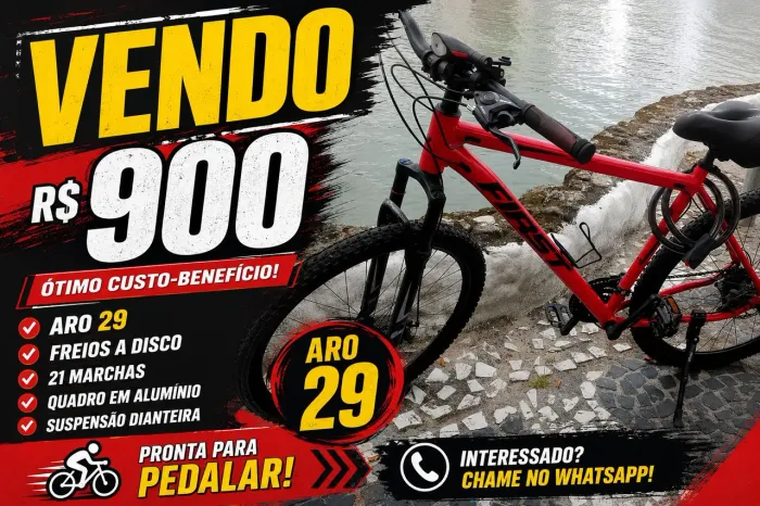Bike ótima pra passeios