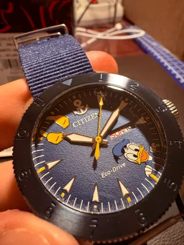 Citizen Eco-Drive Disney Pato Donald Original - Full Set