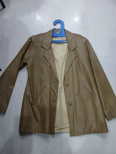 CASACO DE COURO VINTAGE ORIGINAL