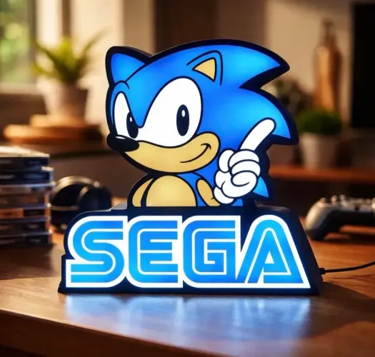 Luminária sem fio logo sega