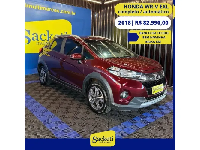 Honda WR-V EXL 1.5 Flexone 16V 5P Aut. 2018