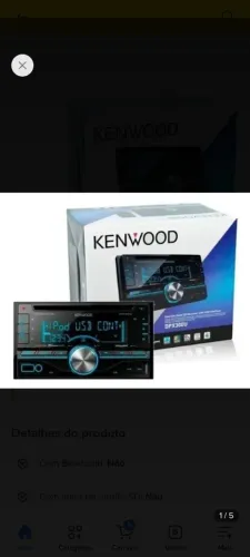 Som Automotivo Kenwood Dpx 300u 