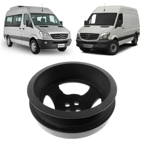 POLIA DO VIRABREQUIM (SIMPLES SEM AR) MERCEDES BENZ SPRINTER 311