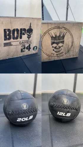 BOX DE CROSSFIT - EQUIPAMENTOS PROFISSIONAIS