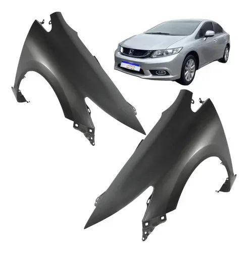 Paralama Honda Civic 2012 2013 2014 2015 2016 Novo