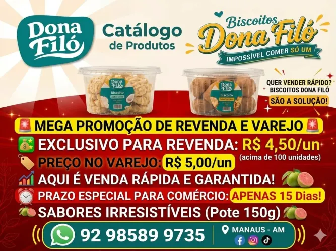 Biscoitos caseiros