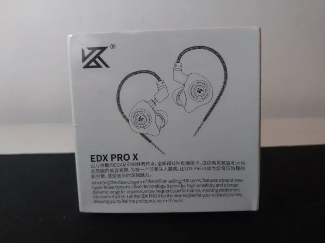KZ EDX Pro X (LACRADO) Com microfone - Black