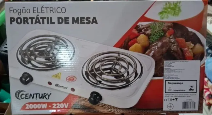 Fogão elétrico 2 bocas