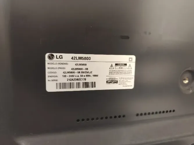 Tv LG 42" com defeito