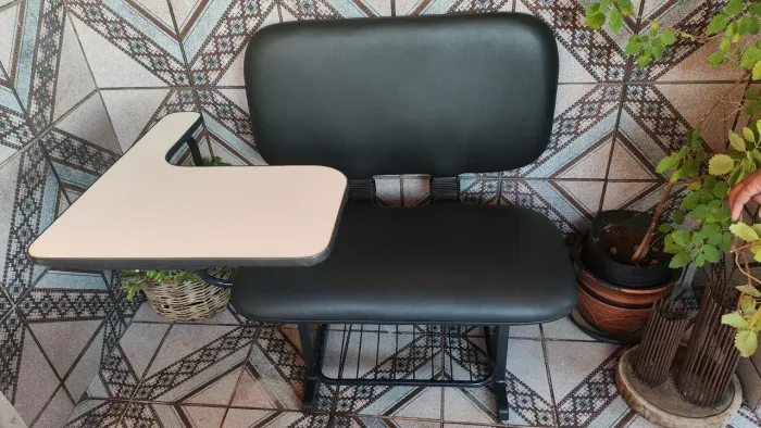 Mesa para cadeirante com prancheta 250 kg nova