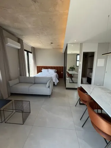 FLAT de 80m² mobiliado para locação no Bairro Brasiléia!
