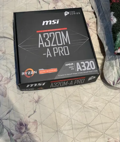 Placa-Mãe A320 PRO AM4 DDR4 - Pronta para Uso