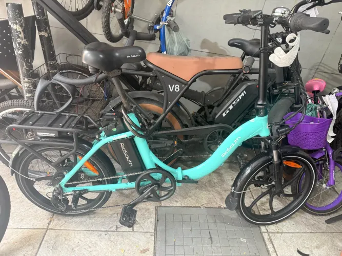 Bicicleta Elétrica Dobrável Rio South M2 (Com Nota Fiscal) - Estado de Nova!