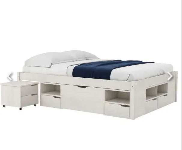 Cama Queen Com Gavetas