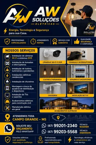 Instalação de câmeras DVR e Wi-fi 