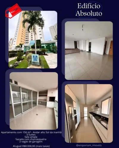 LOCAÇÃO  EDIFÍCIO ABSOLUTO | JARDIM MARIANA  CUIABÁ/MT