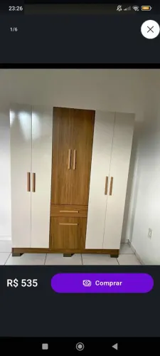 GUARDA ROUPA NA CAIXA NOVO