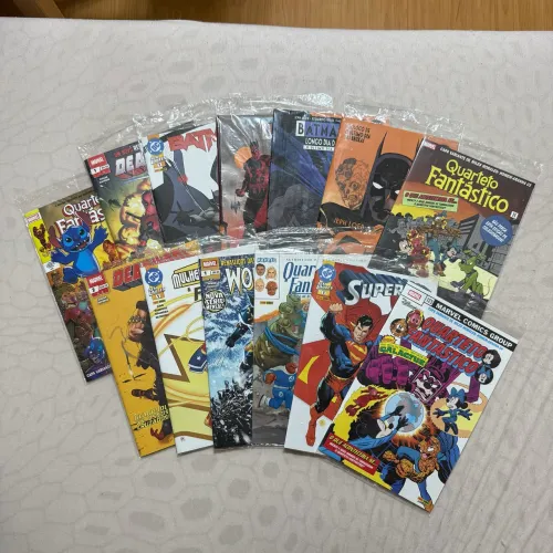 Combo de HQs Marvel e DC Lacradas - Quadrinhos | Estado de Banca