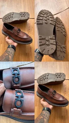 Mocassim de couro FERRAGAMO