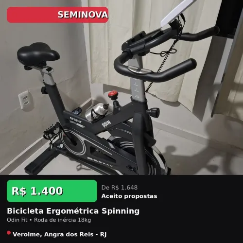Bicicleta ergométrica Odin