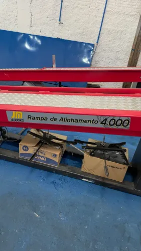 Rampa de alinhamento + Alinhadora a laser
