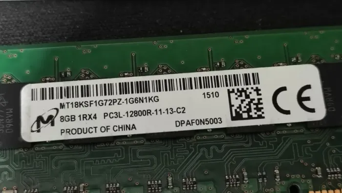 Memória DDR3 ECC 16 GB (2x8GB)