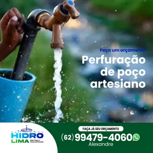 Mini poço  e poço Artesiano