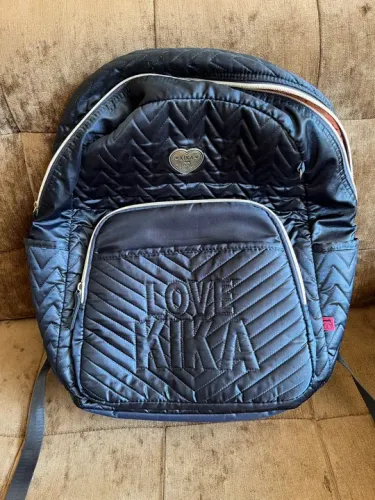 Mochila love kika azul marinho