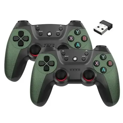 Controle Sem Fio 2.4G para M8, GD10, G11, Pro X2, Android e Linux - Gamepad Joystick