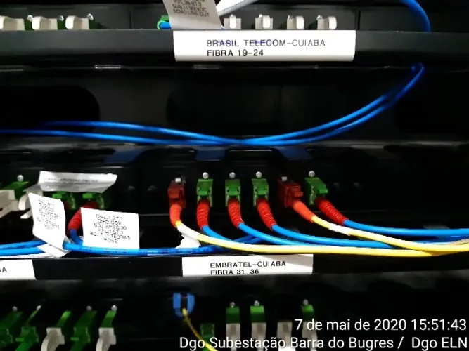 inspeção em cabo óptico - manutenção - opgw - otdr - fusão - certificação