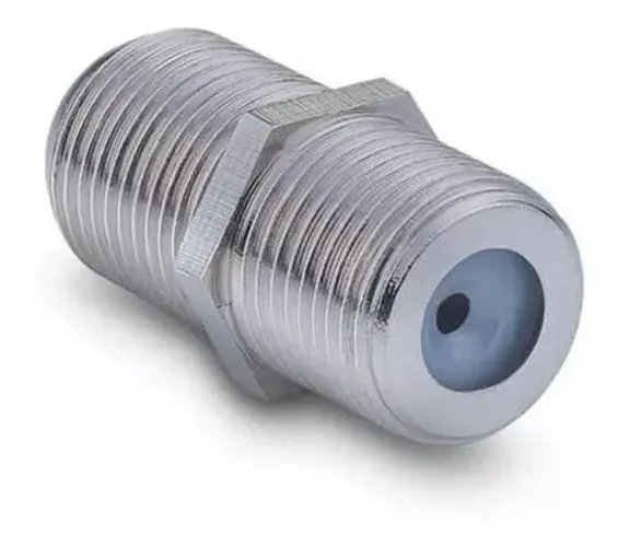 Conector Emenda Coaxial F Fêmea/ Fêmea Para Cabo Coaxial de antena de tv Rg59 Rg06