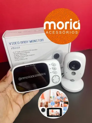 Baba Eletronica Vb603 Camera S/fio Video Voz E Visão Noturna<br>