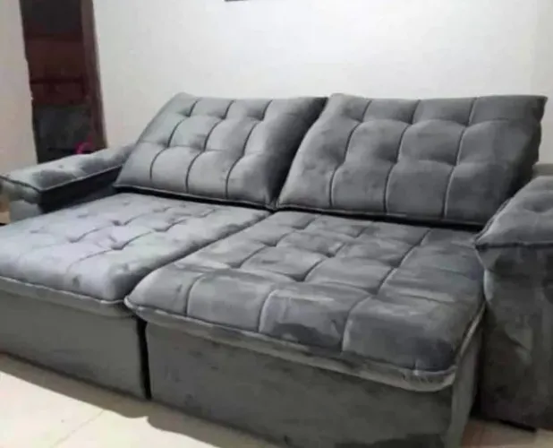 sofá retrátil reclinável Luziânia